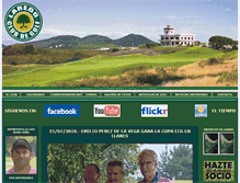 Tablet Screenshot of lcgolf.es